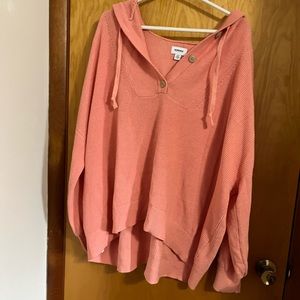 4X Somona Peach hooded sweater